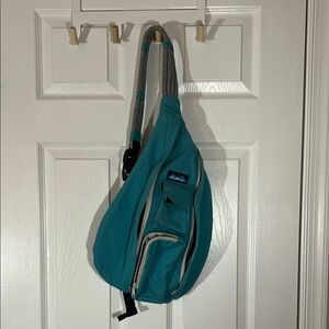 Teal KAVU Rope Sling Bag